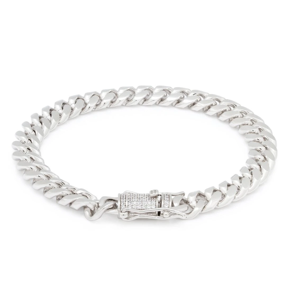 8mm Miami Cuban Link Bracelet  in  by Kingices