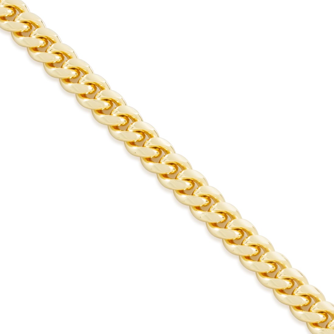 8mm Miami Cuban Link Choker Chain  in  by Kingices