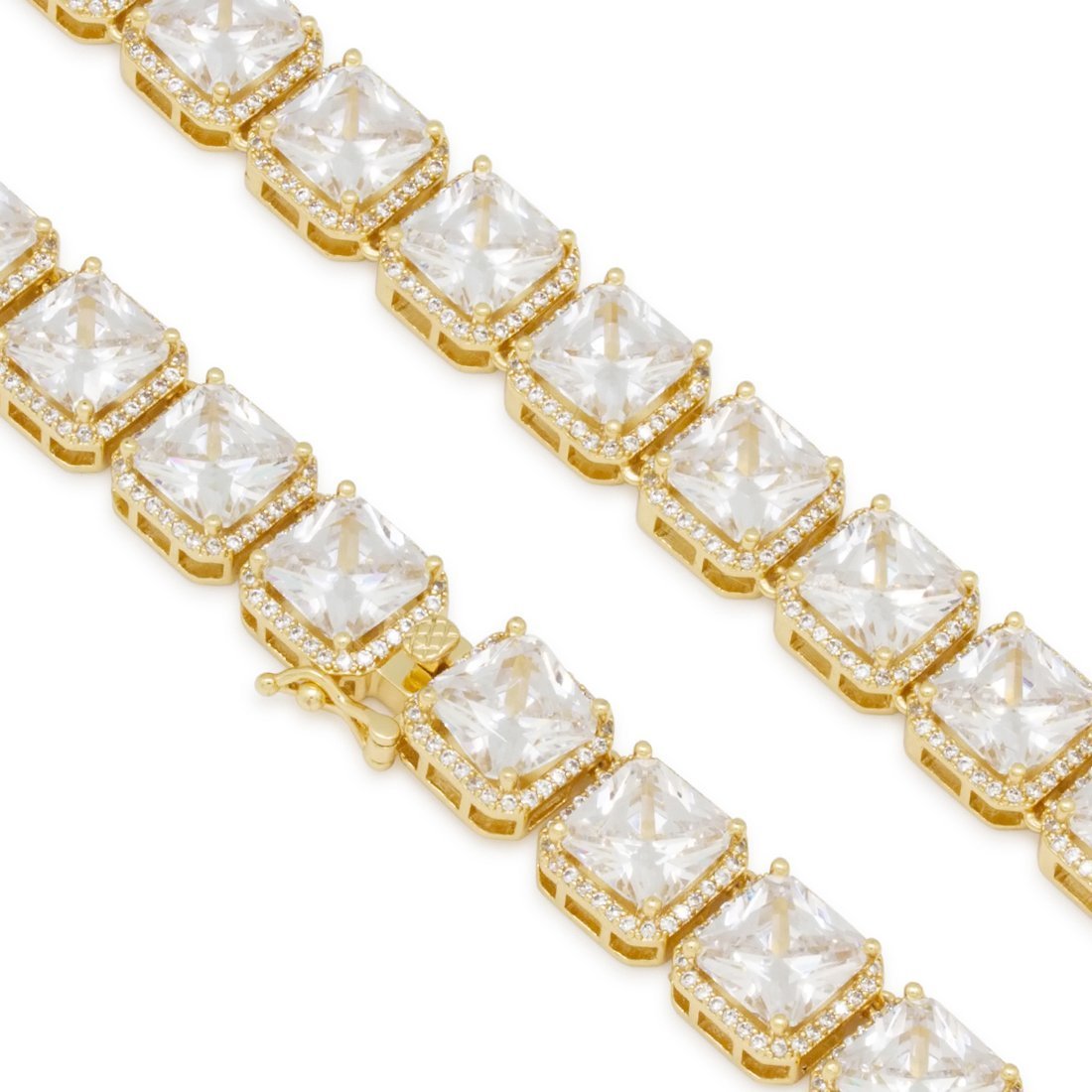 8mm Princess-Cut Tennis Chain  in  by Kingices