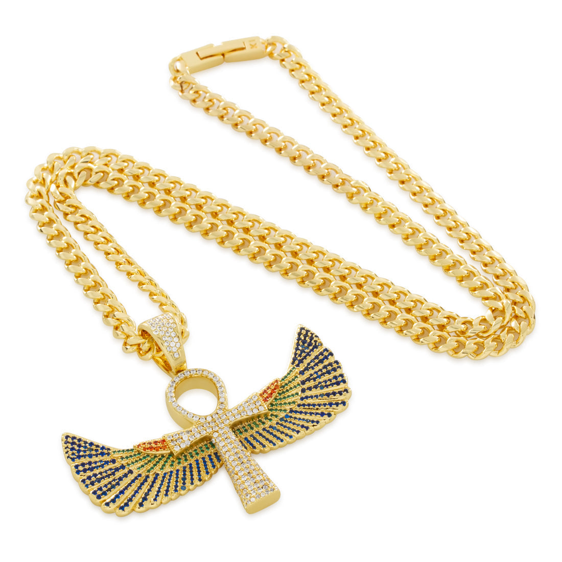 Ankh of Isis Necklace  in  14K Gold / 1.9" by Kingices