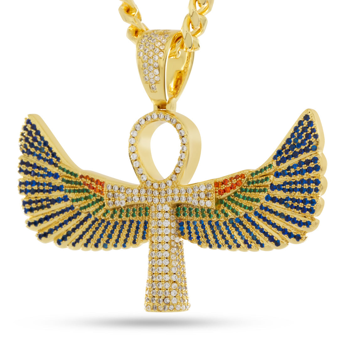 Ankh of Isis Necklace  in  14K Gold / 1.9" by Kingices
