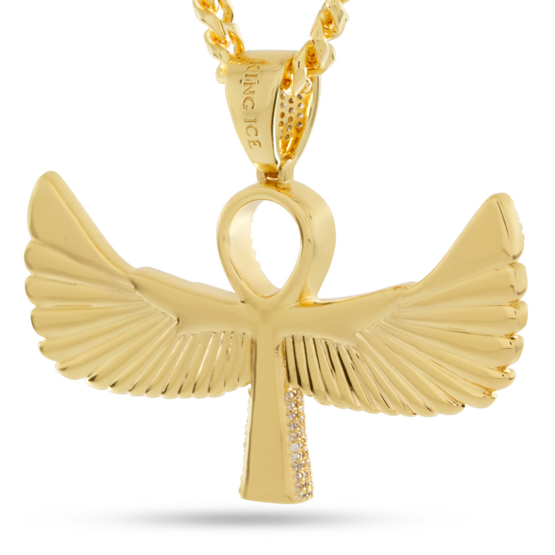 Ankh of Isis Necklace  in  14K Gold / 1.9" by Kingices