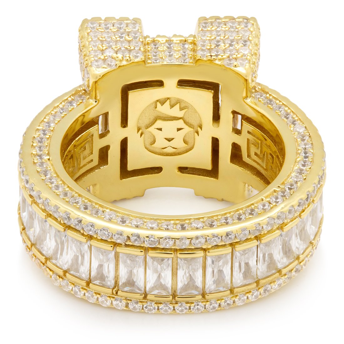 Baguette-Cut Platform Ring  in  by Kingices