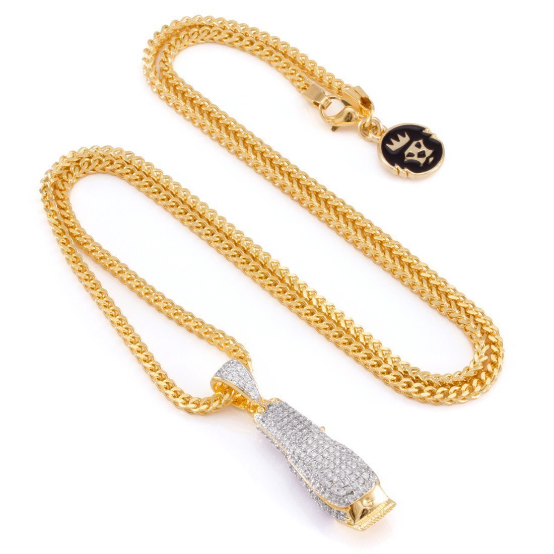 Barber Shop Clippers Necklace  in  by Kingices