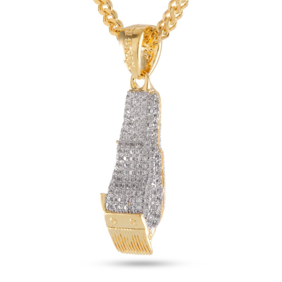 Barber Shop Clippers Necklace  in  by Kingices