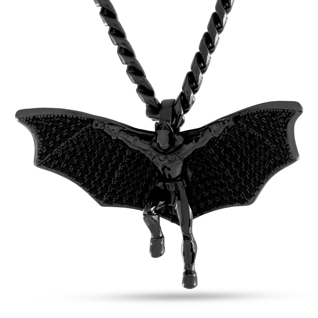 Batman x Kingices - Batman Necklace  in  Black Gold / 2" by Kingices