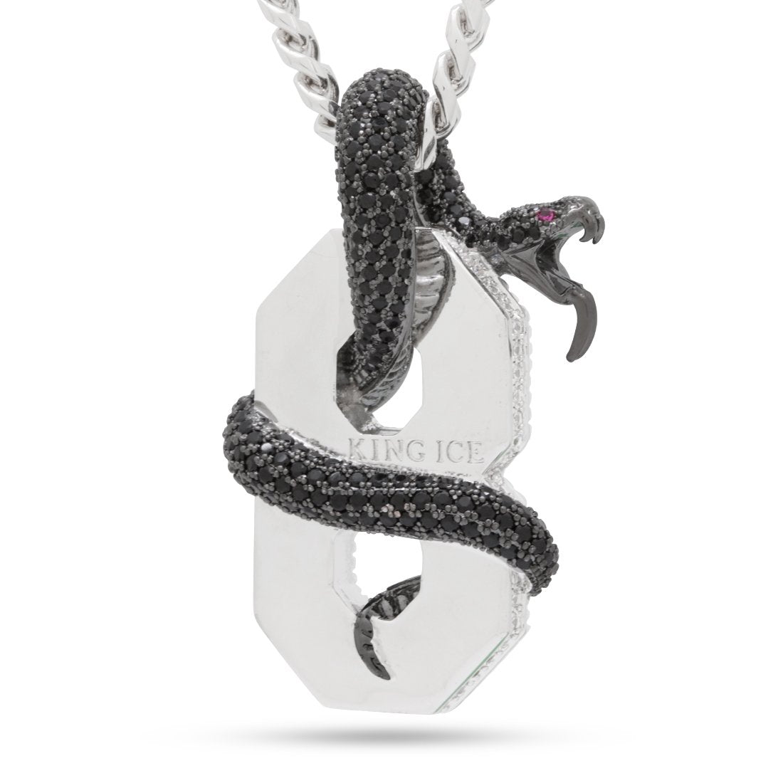 Black Mamba Number 8 Necklace  in  by Kingices