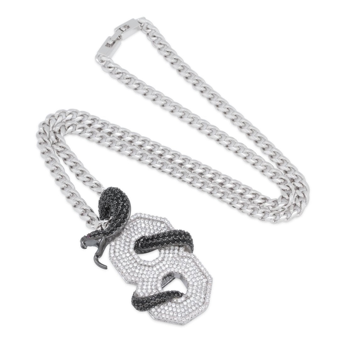 Black Mamba Number 8 Necklace  in  by Kingices