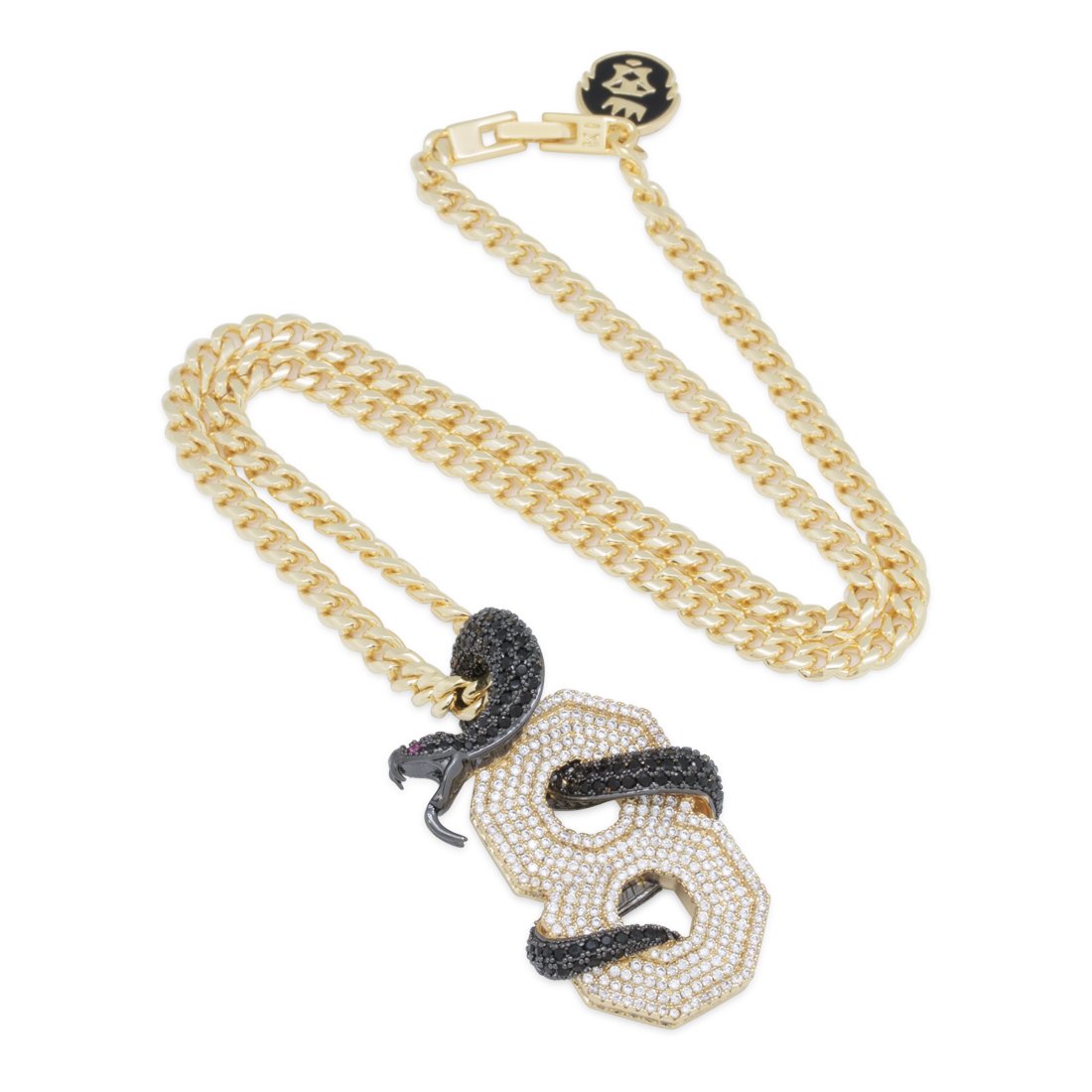 Black Mamba Number 8 Necklace  in  by Kingices