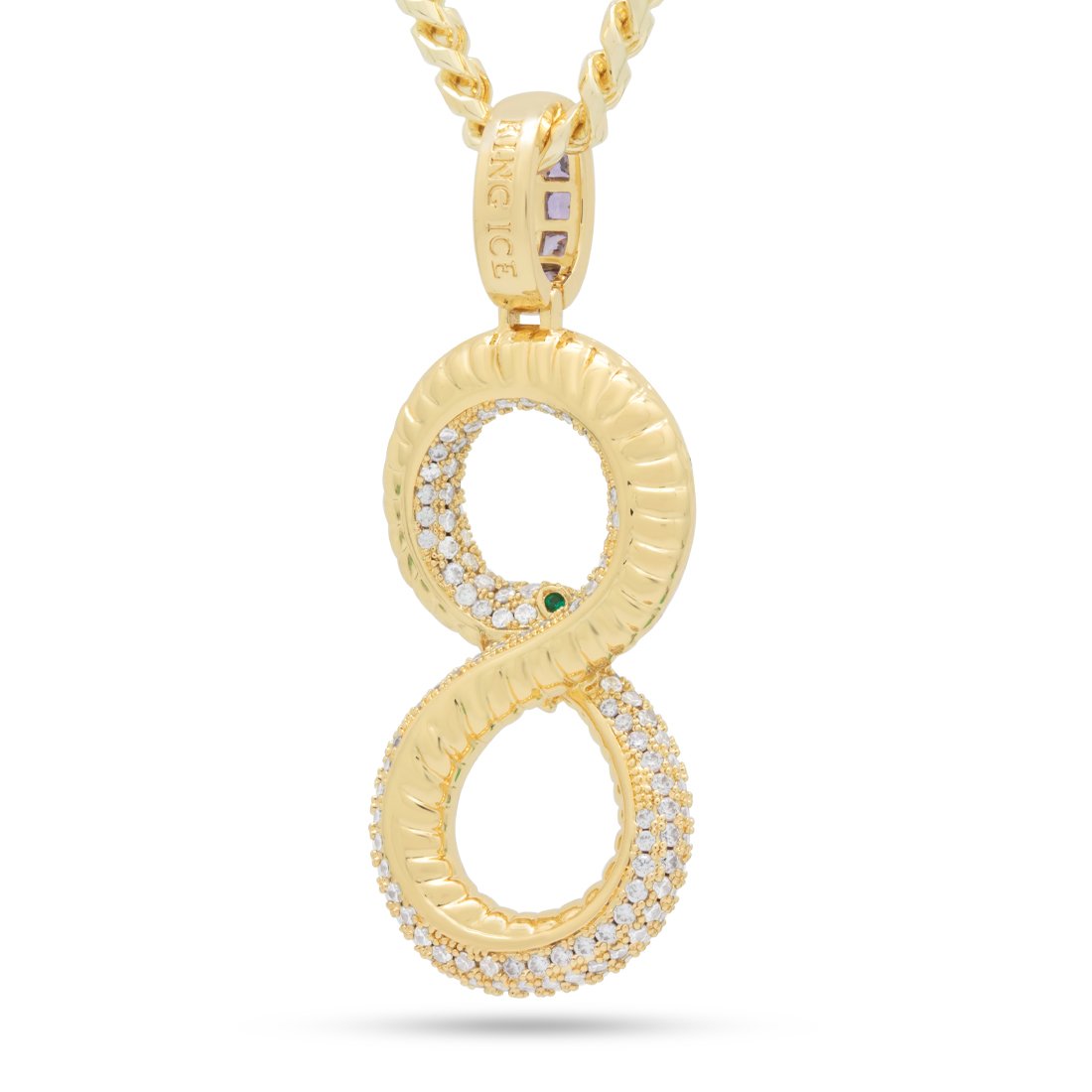 Black Mamba Ouroboros Necklace  in  by Kingices