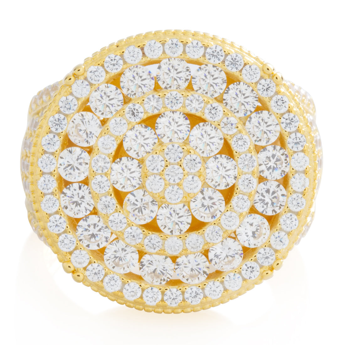 Brilliant-Cut Cluster Ring  in  by Kingices