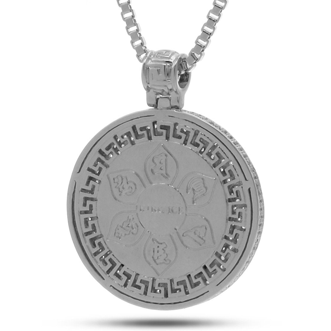 Buddhist Medallion Necklace  in  by Kingices