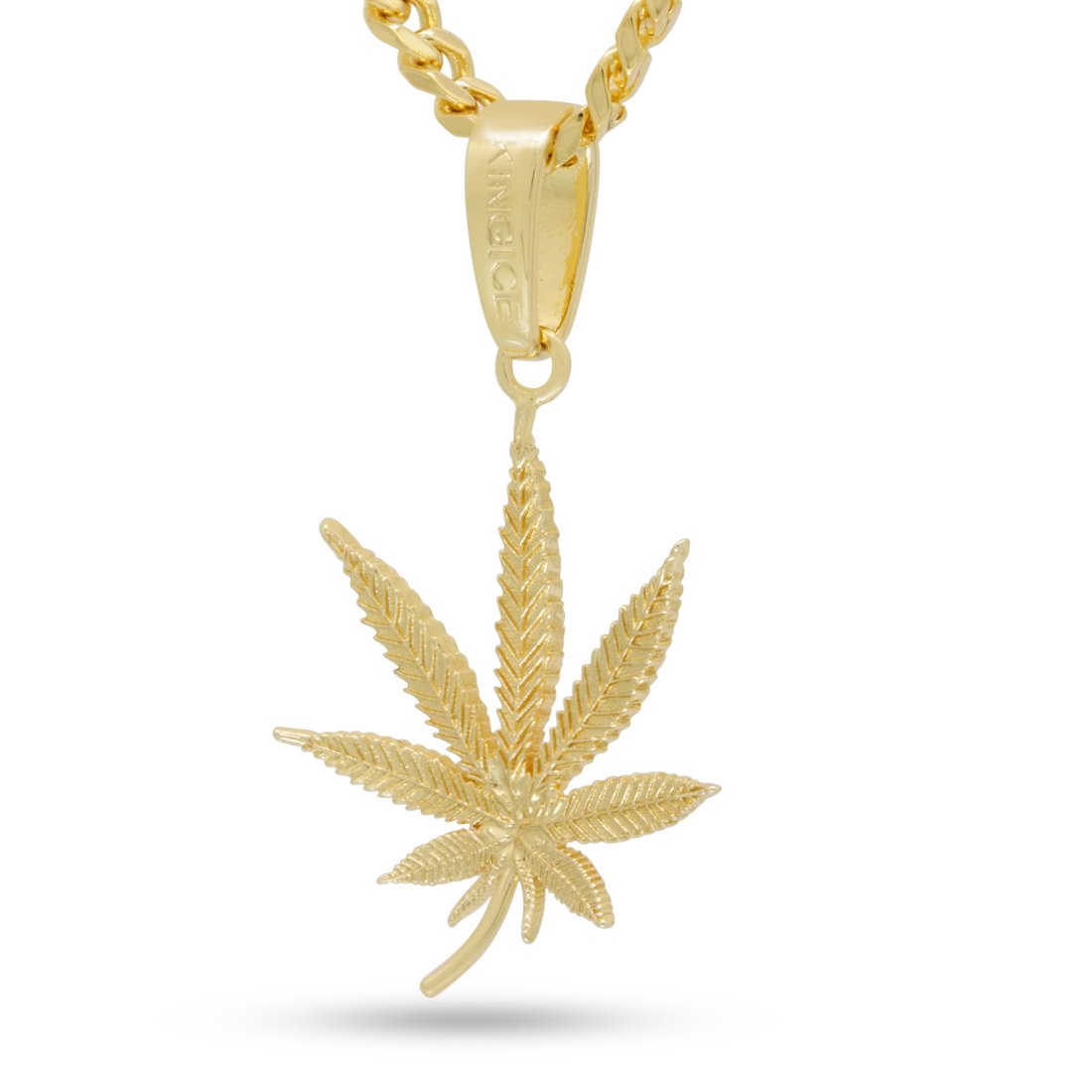 Cannabis Leaf Necklace  in  by Kingices