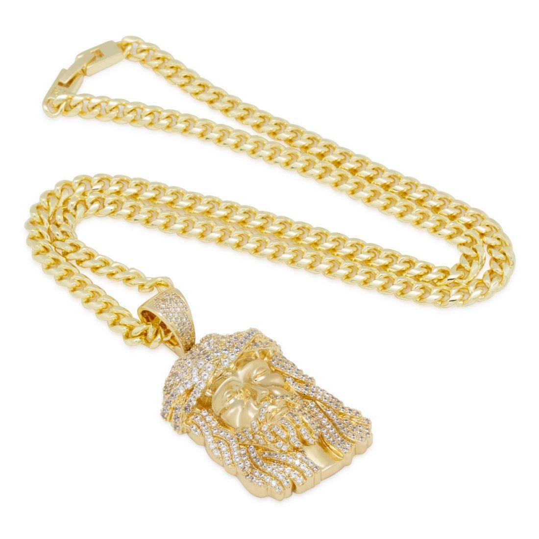 Christ Head Necklace  in  by Kingices