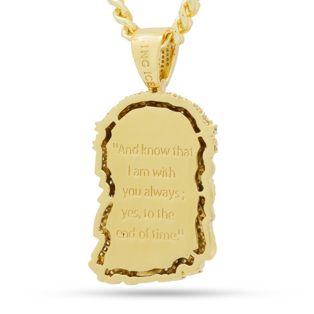 Christ Head Necklace  in  by Kingices