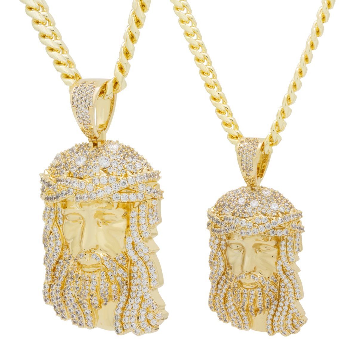 Christ Head Necklace  in  by Kingices
