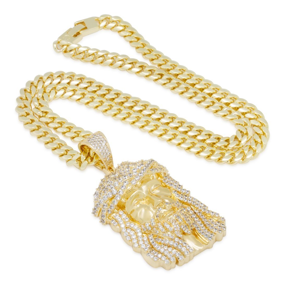 Christ Head Necklace  in  by Kingices