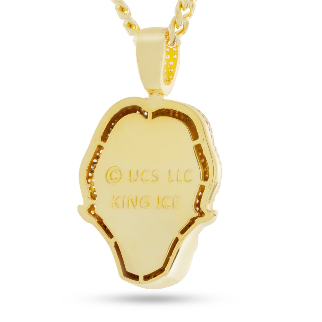 Chucky x Kingices - Tiffany Valentine Bust Necklace  in  14K Gold / 2.2" by Kingices