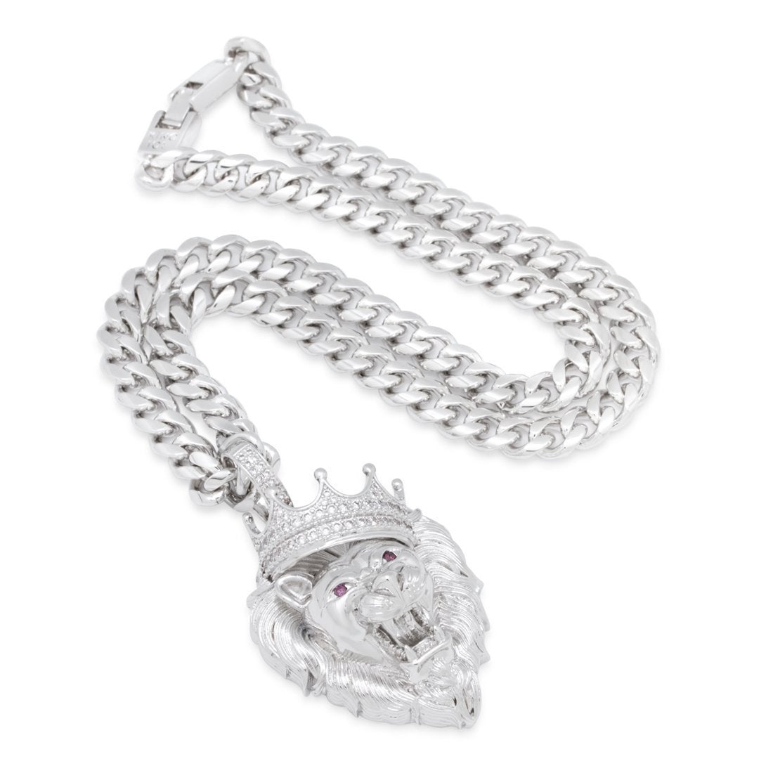 Classic Roaring Lion Necklace  in  by Kingices