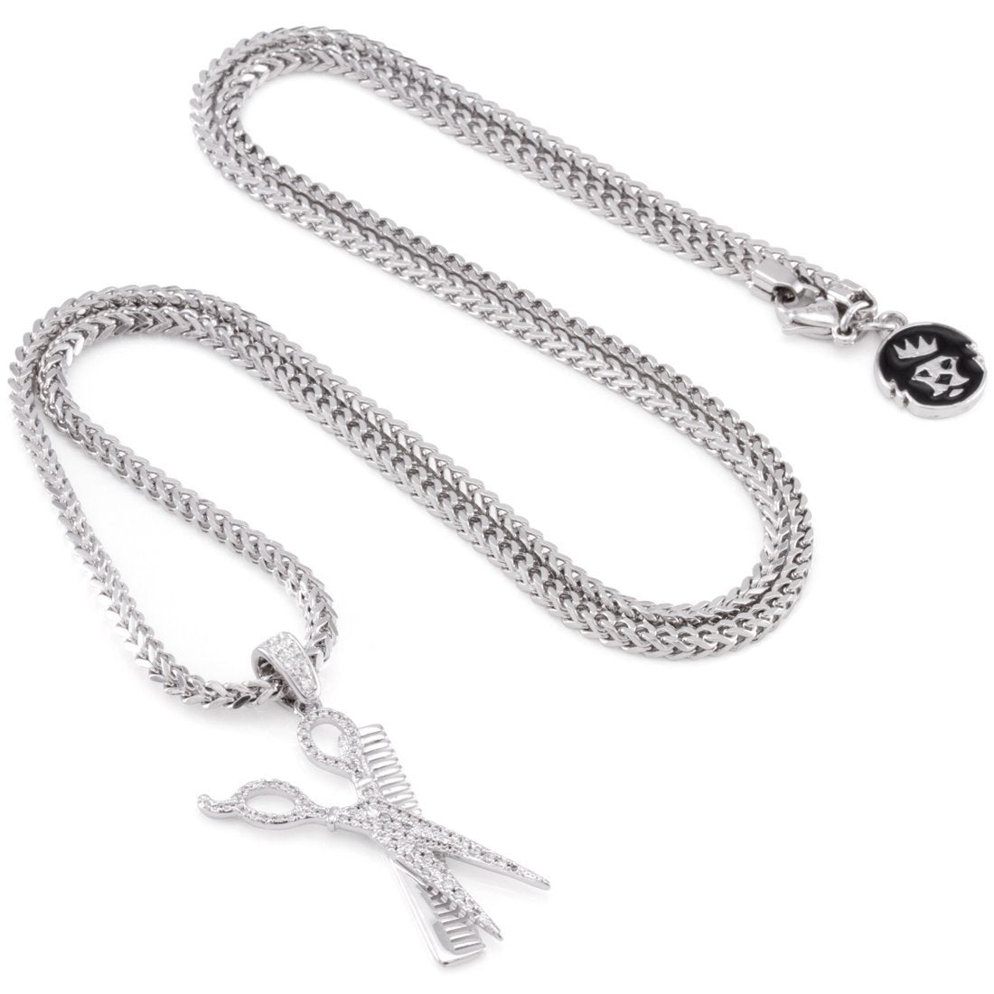 Comb and Scissors Necklace  in  by Kingices