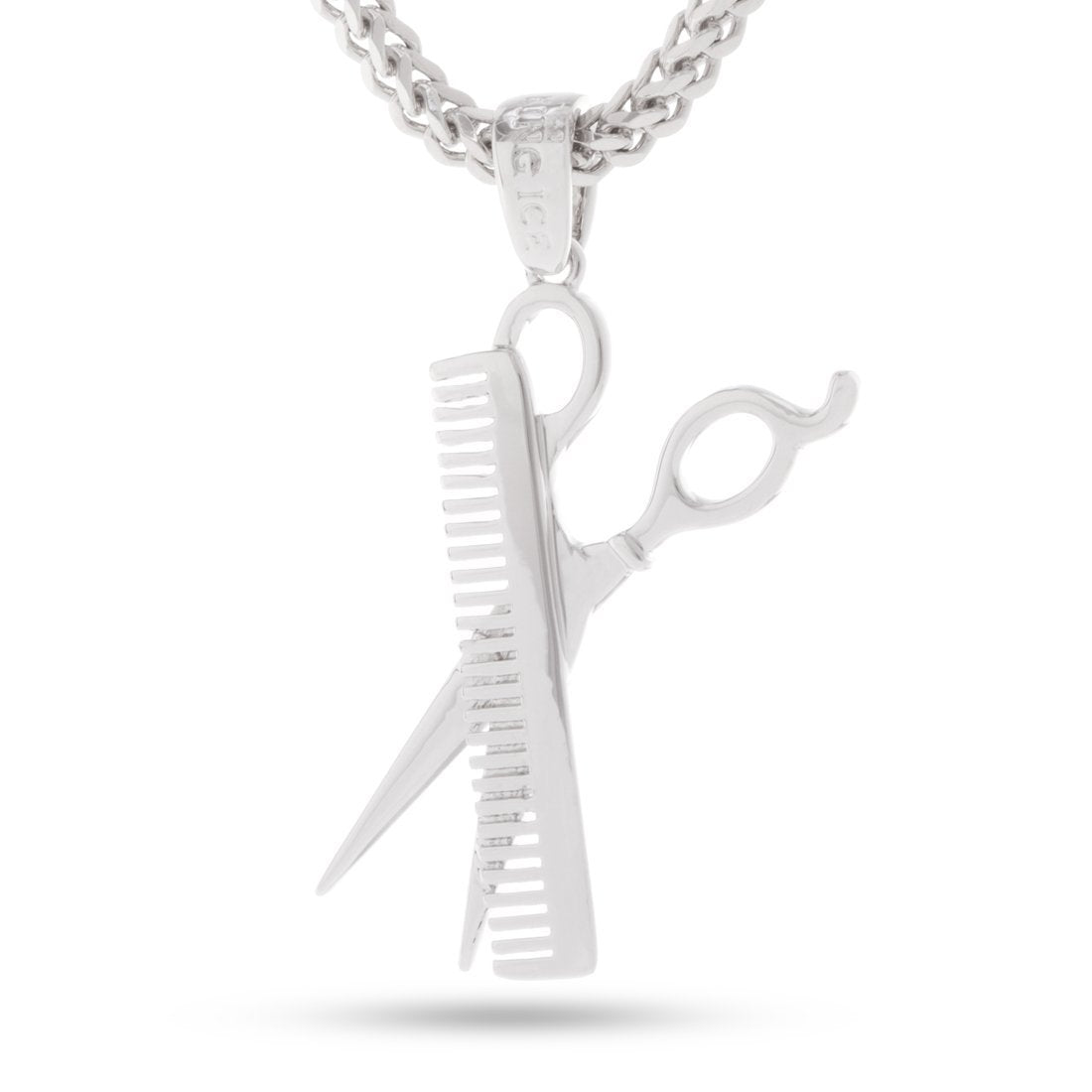 Comb and Scissors Necklace  in  by Kingices