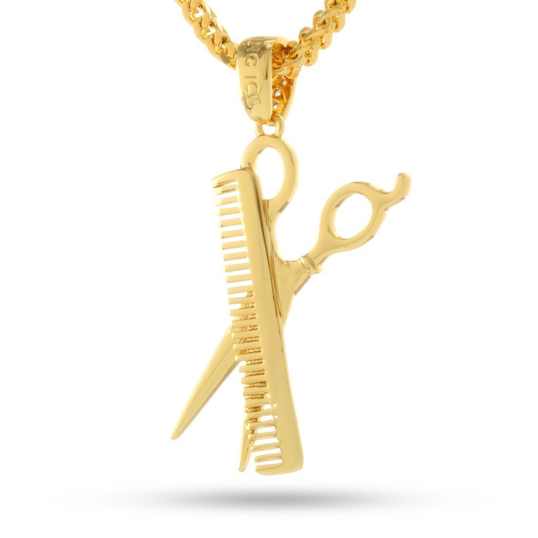 Comb and Scissors Necklace  in  by Kingices