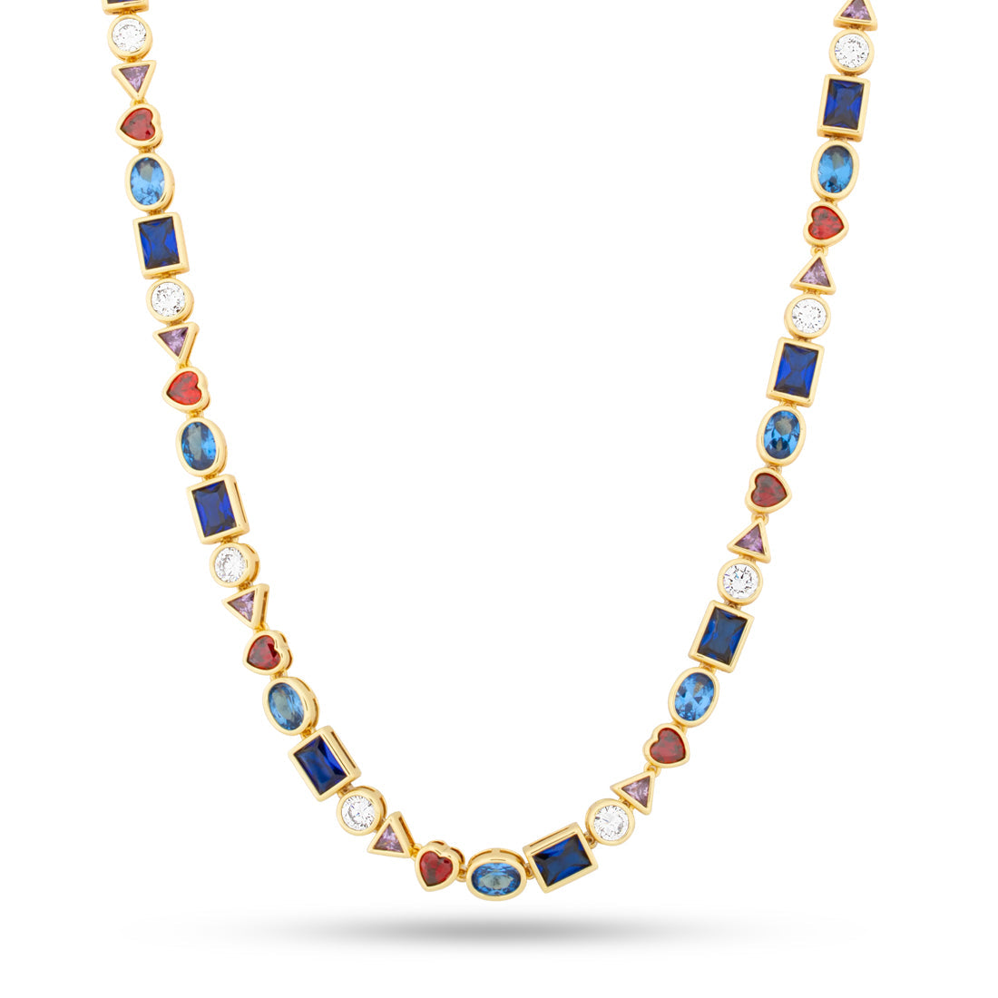 6mm Crown Julz Chain  in  Gold Plated / 14K Gold / 20" by Kingices