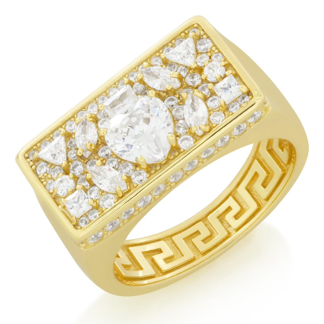 Crown Julz Ring  in  Sterling Silver / 14K Vermeil / 7 by Kingices