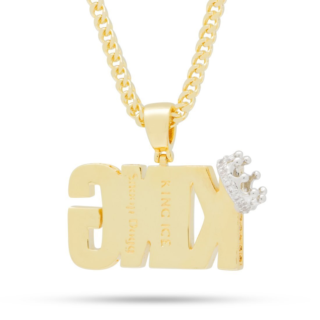 Crowned King Necklace  in  by Kingices