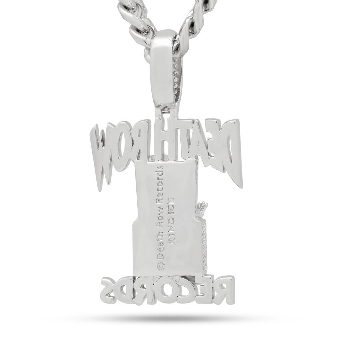 Death Row Records x Kingices - Iced Logo Necklace  in  by Kingices