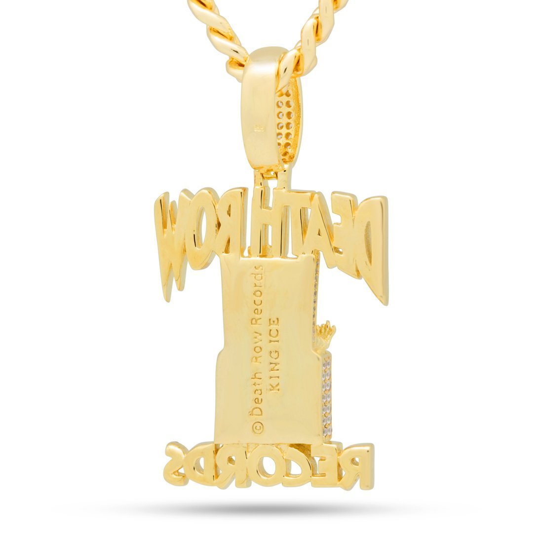 Death Row Records x Kingices - Iced Logo Necklace  in  by Kingices