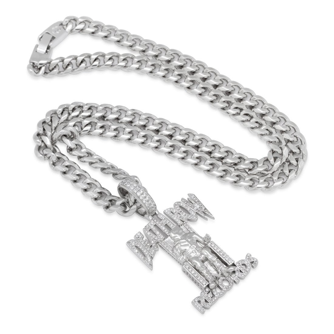 Death Row Records x Kingices - Iced Logo Necklace  in  by Kingices
