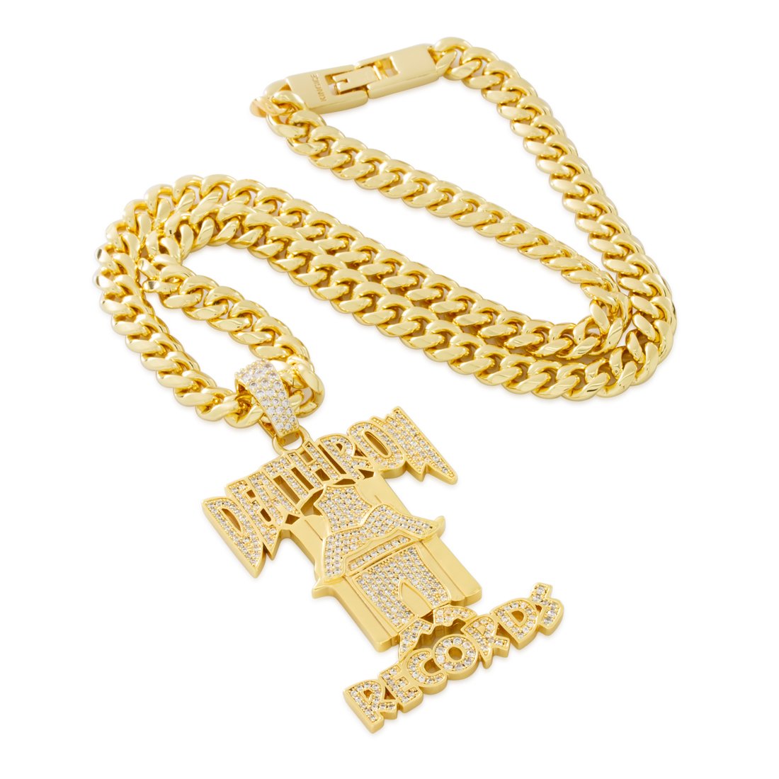 Death Row Records x Kingices - OG Death Row Logo Necklace  in  by Kingices