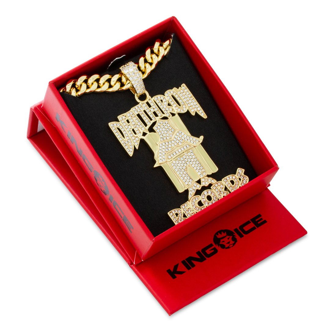 Death Row Records x Kingices - OG Death Row Logo Necklace  in  by Kingices