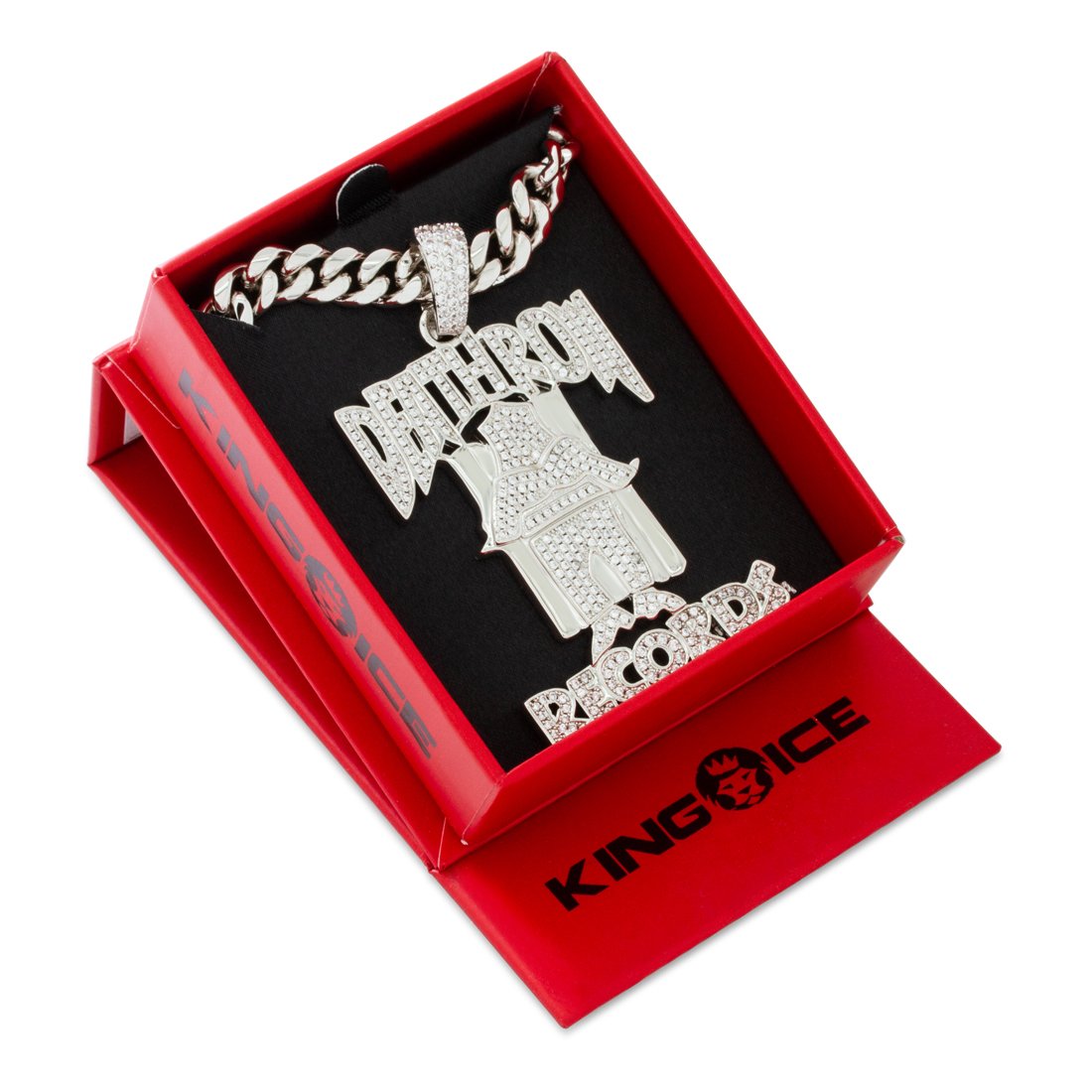 Death Row Records x Kingices - OG Death Row Logo Necklace  in  by Kingices