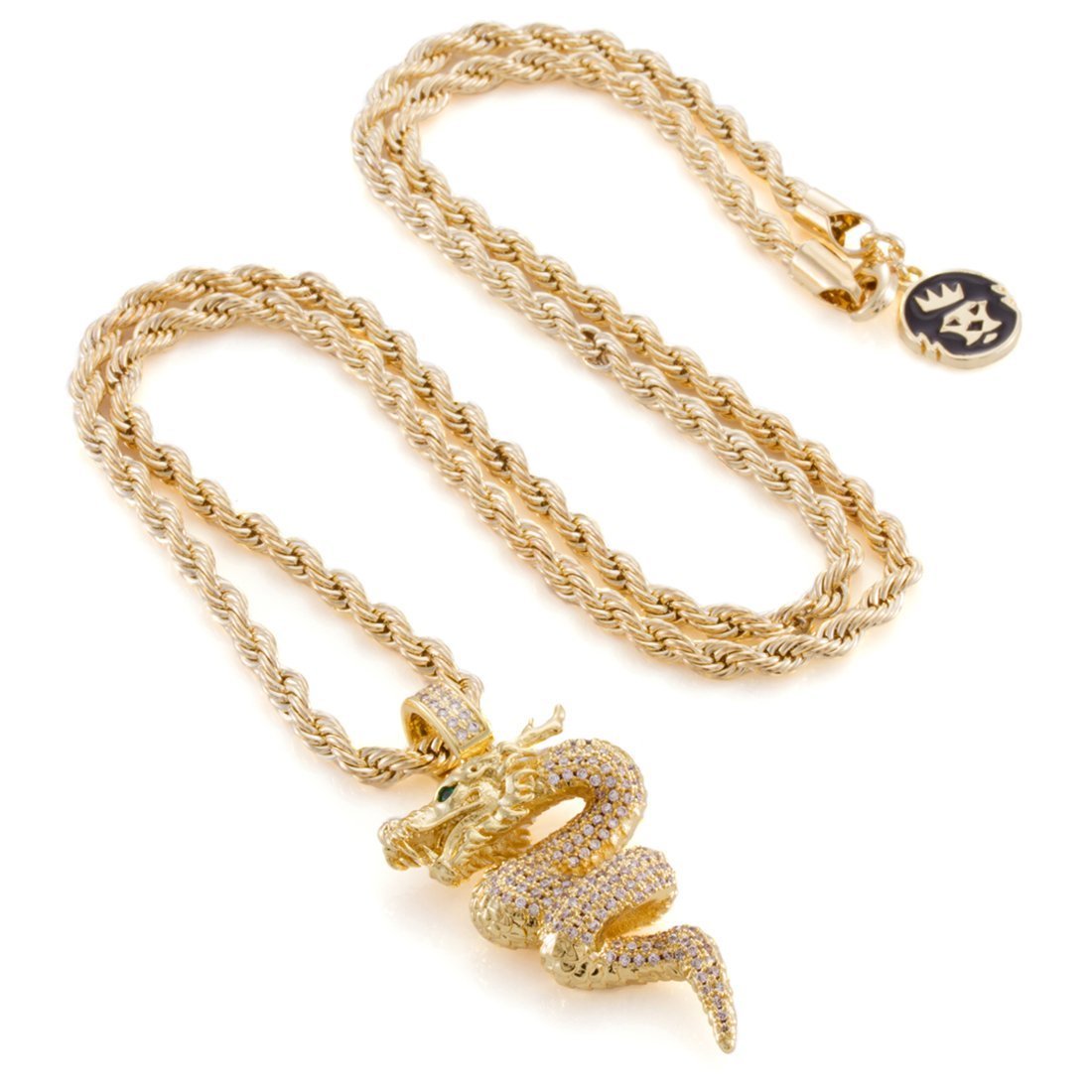 Double Dragon Necklace  in  by Kingices