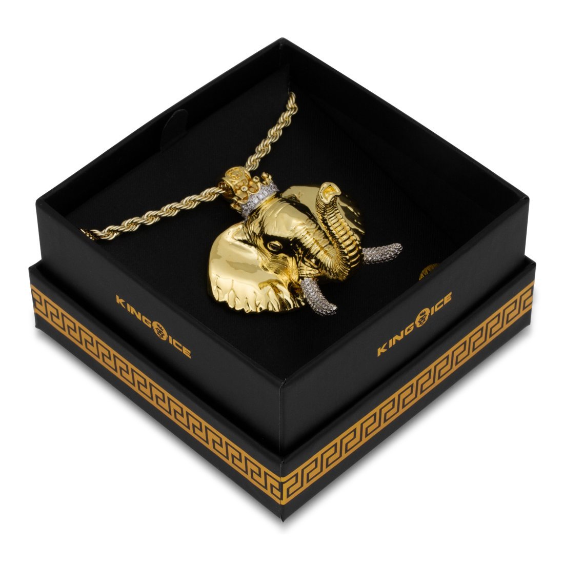 Elephant Necklace  in  by Kingices