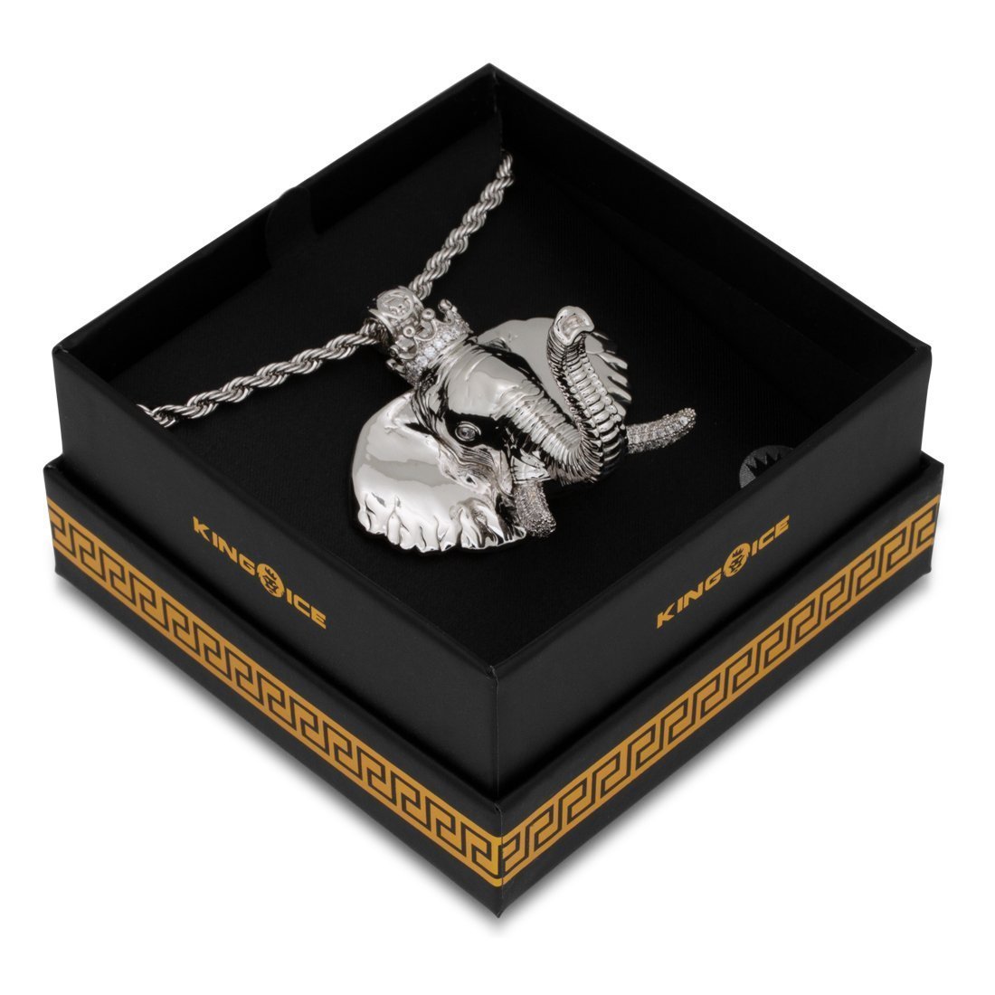 Elephant Necklace  in  by Kingices