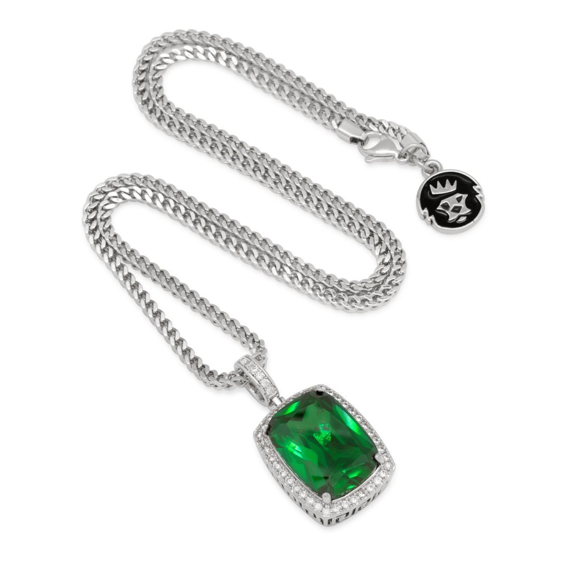 Emerald Crown Julz Necklace  in  by Kingices