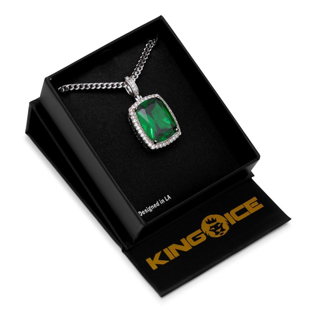 Emerald Crown Julz Necklace  in  by Kingices