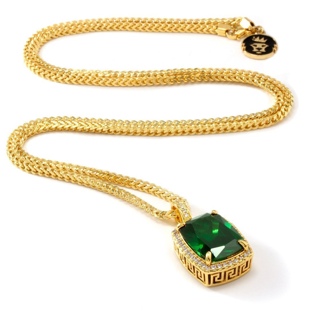 Emerald Crown Julz Necklace  in  by Kingices