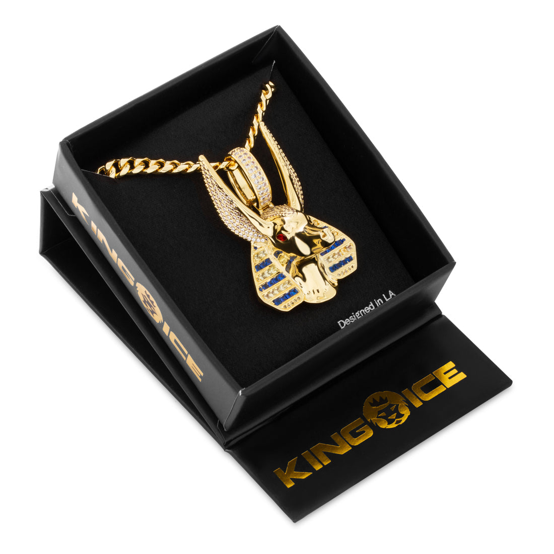 Guardian of the Scales Necklace  in  14K Gold / 1.9" by Kingices