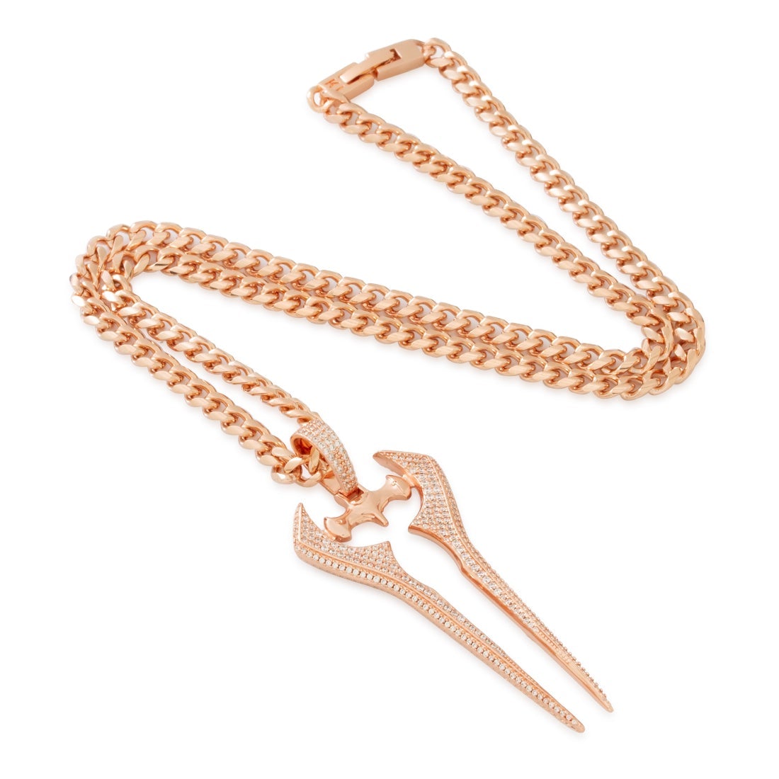 Halo x Kingices - Iced Energy Sword Necklace  in  by Kingices