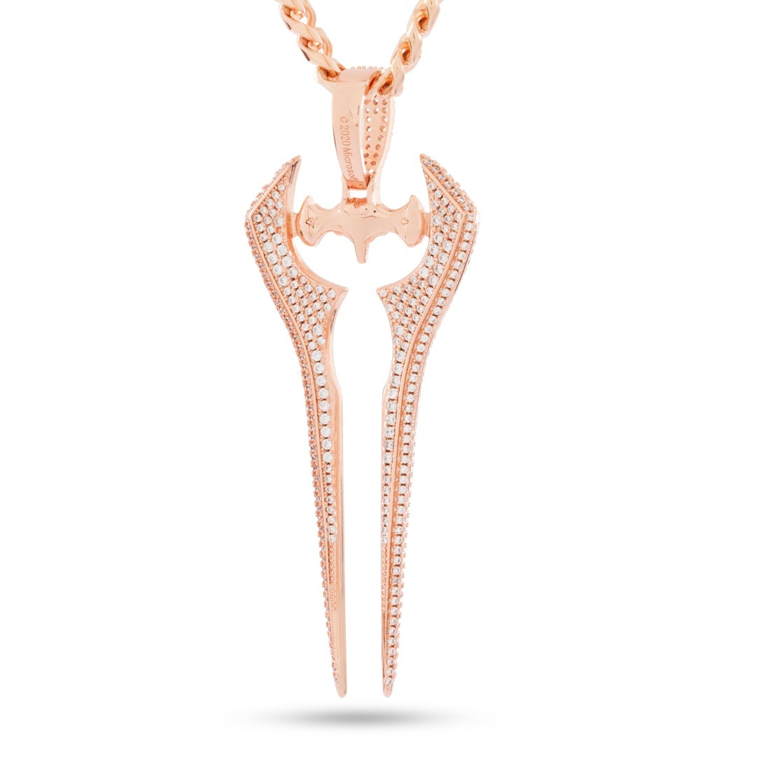 Halo x Kingices - Iced Energy Sword Necklace  in  by Kingices