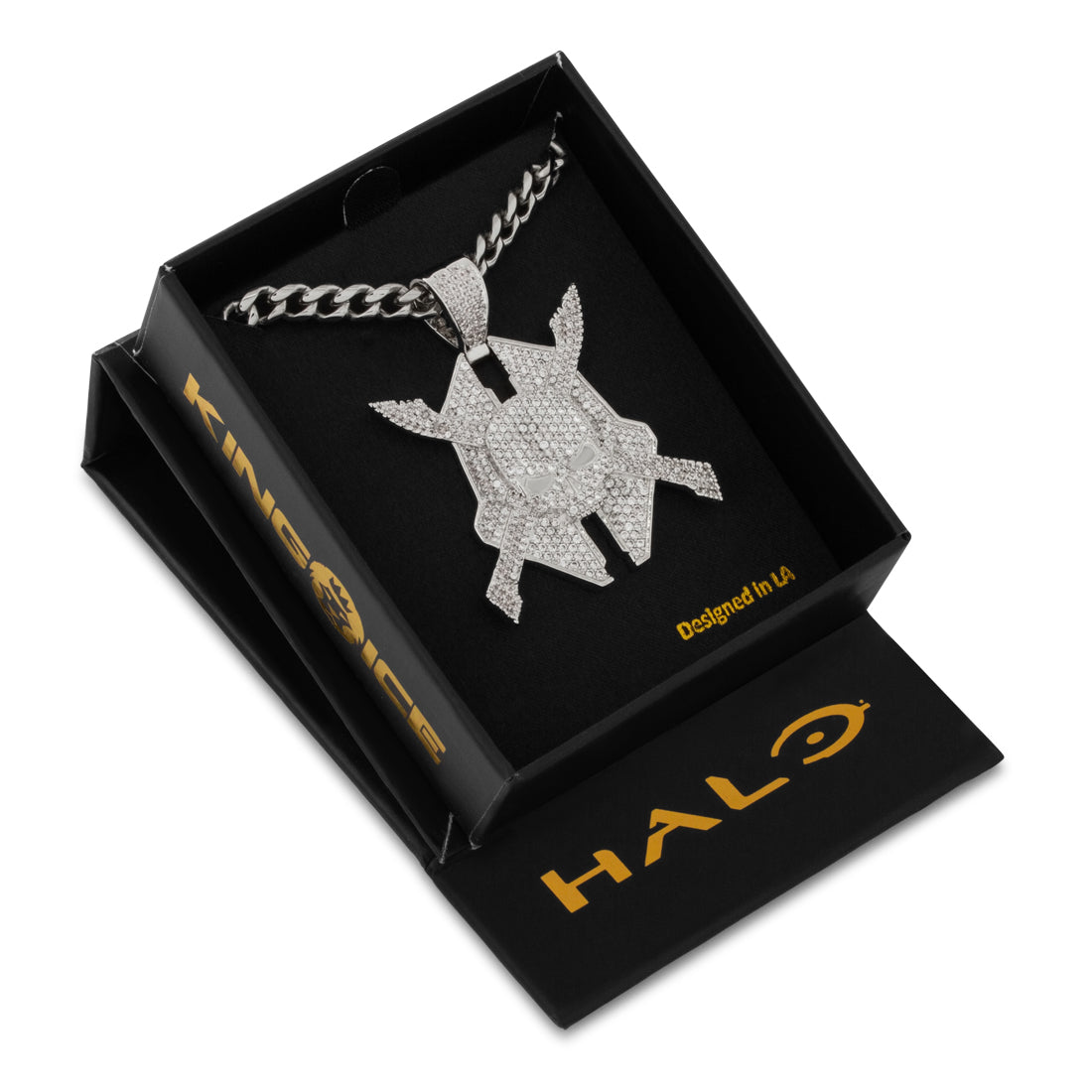 Halo x Kingices - Legendary Emblem Necklace  in  by Kingices