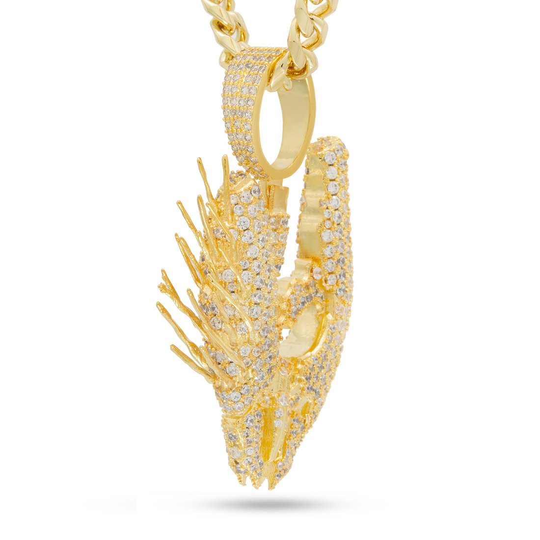 Halo x Kingices - Needler Necklace  in  14K Gold / 2" by Kingices