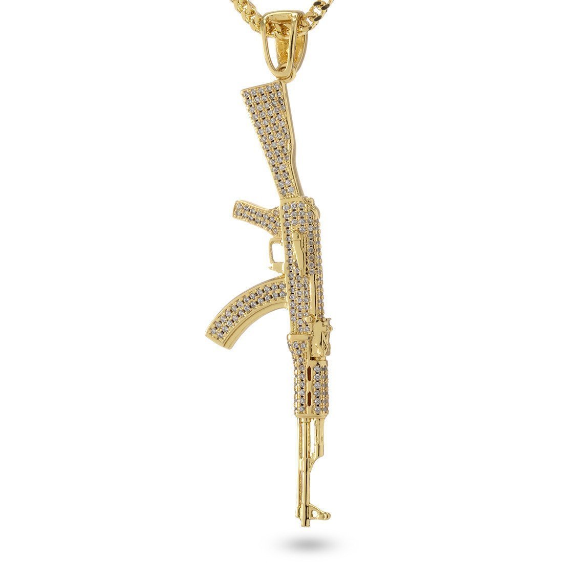Iced AK-47 Necklace  in  by Kingices