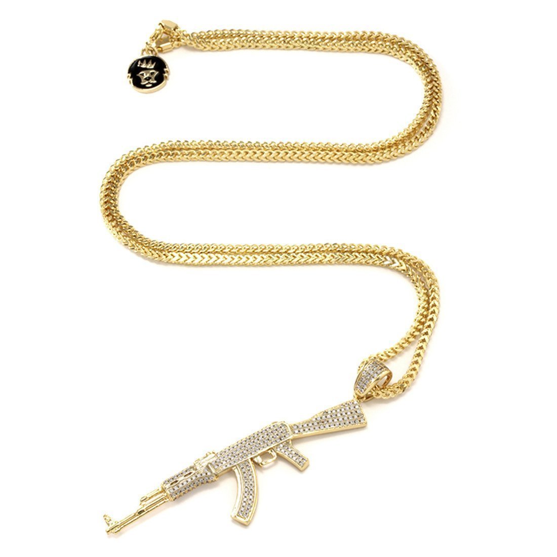 Iced AK-47 Necklace  in  by Kingices