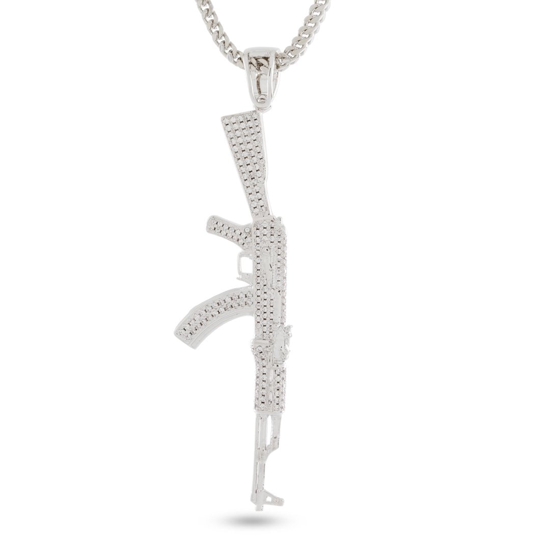 Iced AK-47 Necklace  in  by Kingices