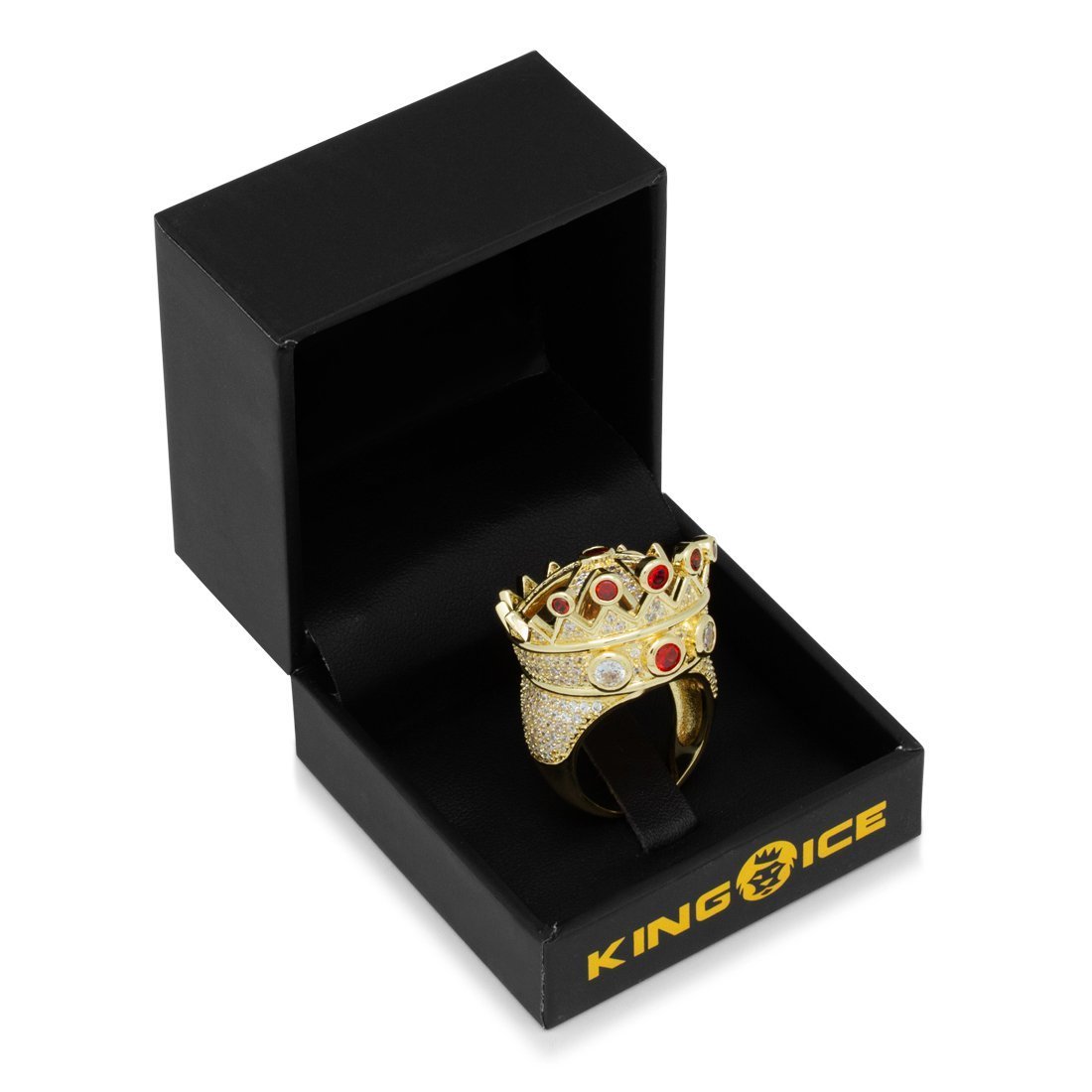 Iced Crown Ring  in  by Kingices